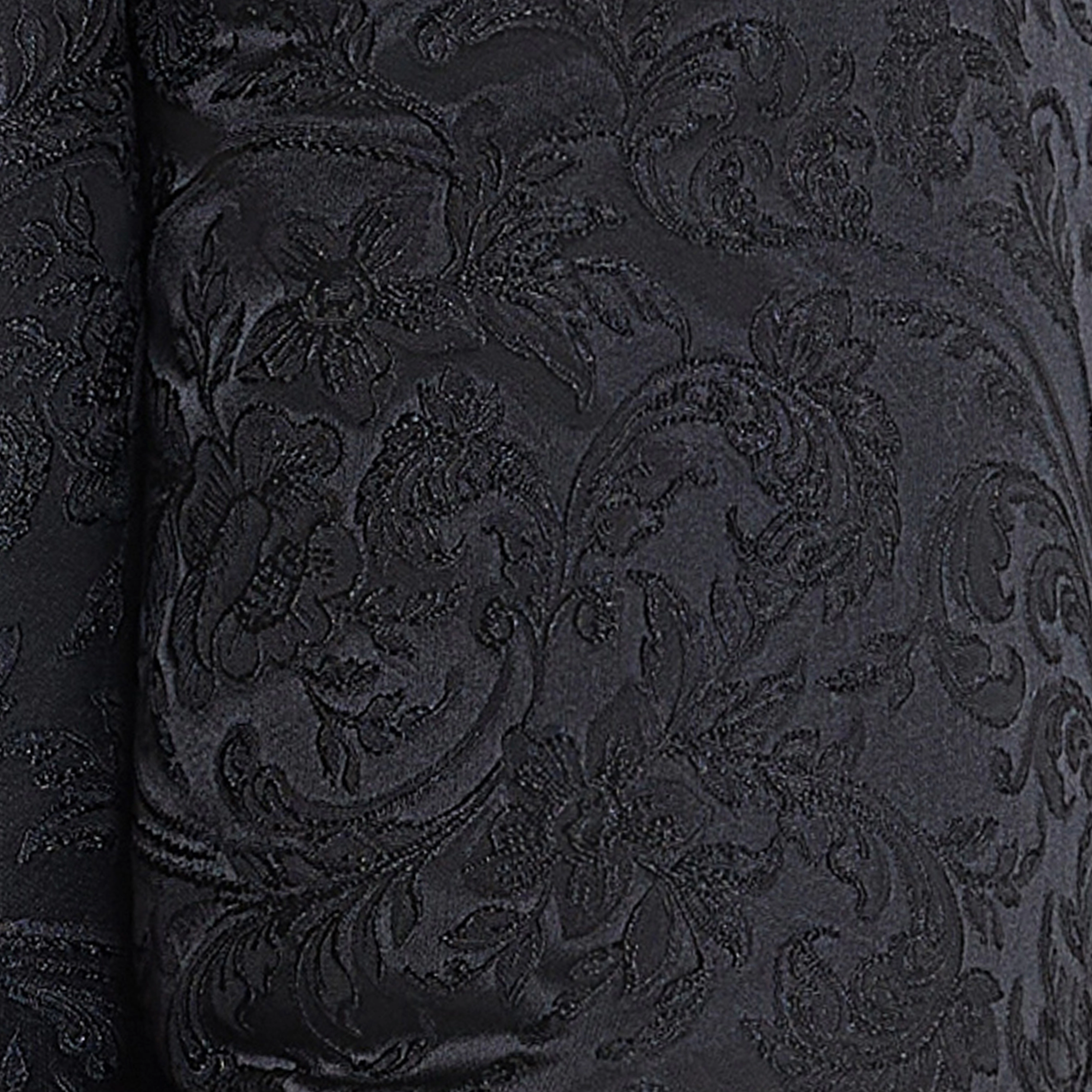 Tazzio Mens Skinny Fit Paisley Jacquard 3pc Suit Set, Matching Bowtie Included