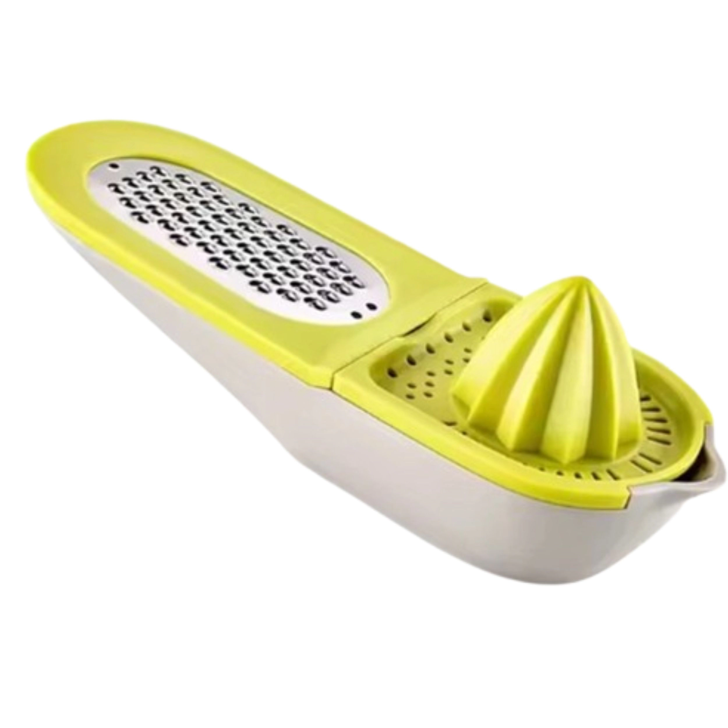 Home Collection 3-in-1 Manual Citrus Juicer Zester Lemon Orange Squeezer Dishwasher Safe