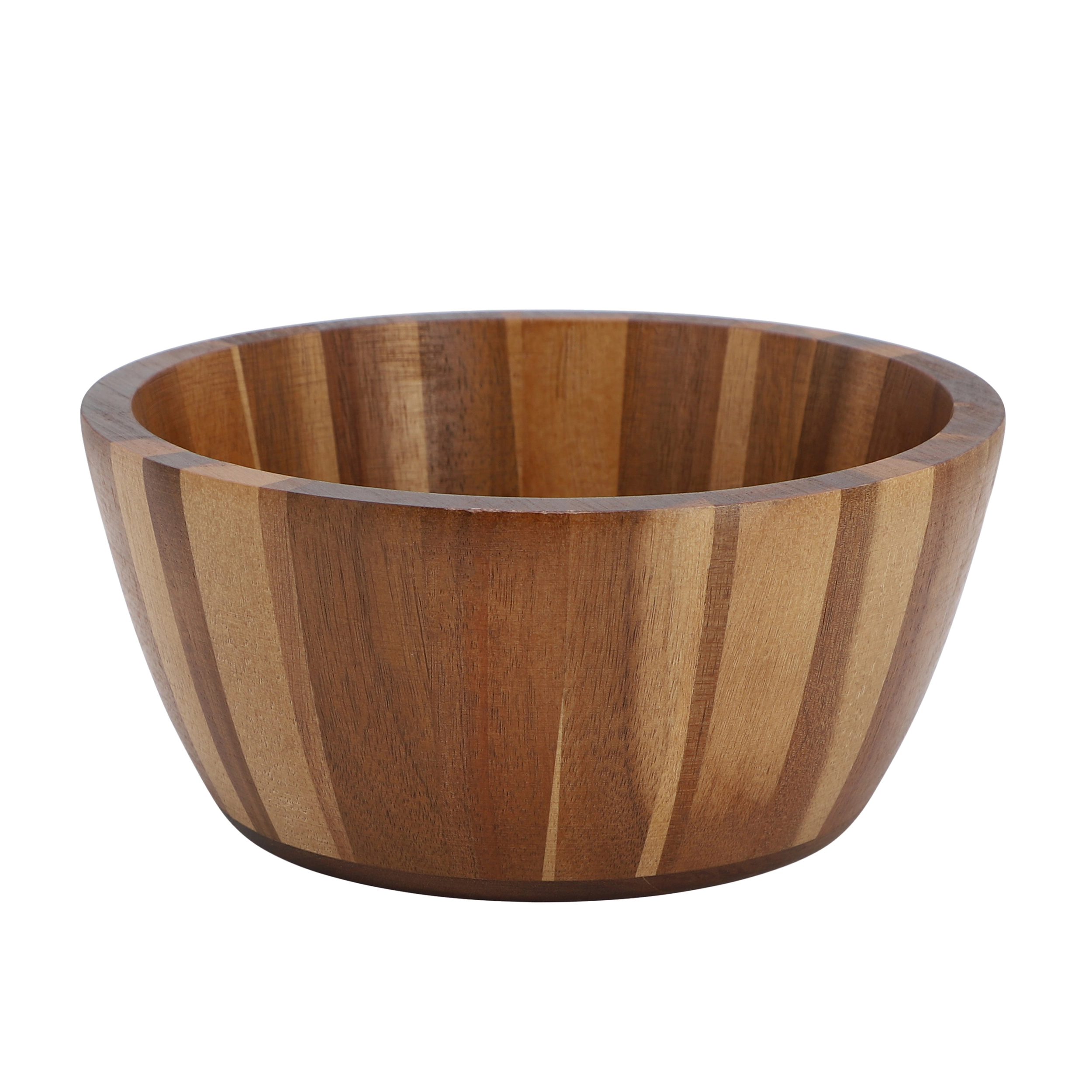 MegaChef 2 Piece 8.5 Inch Acacia Wood Salad Bowl Set