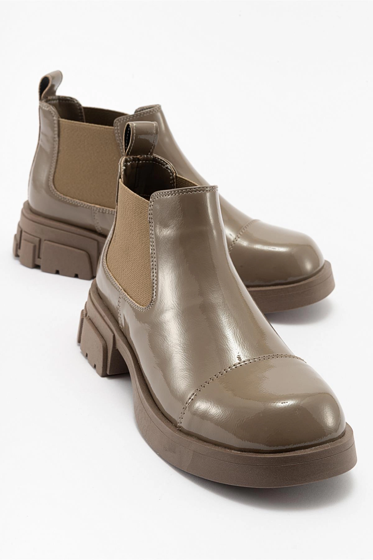 Prologue Shoes Womens Cafune Patent Platform Boot