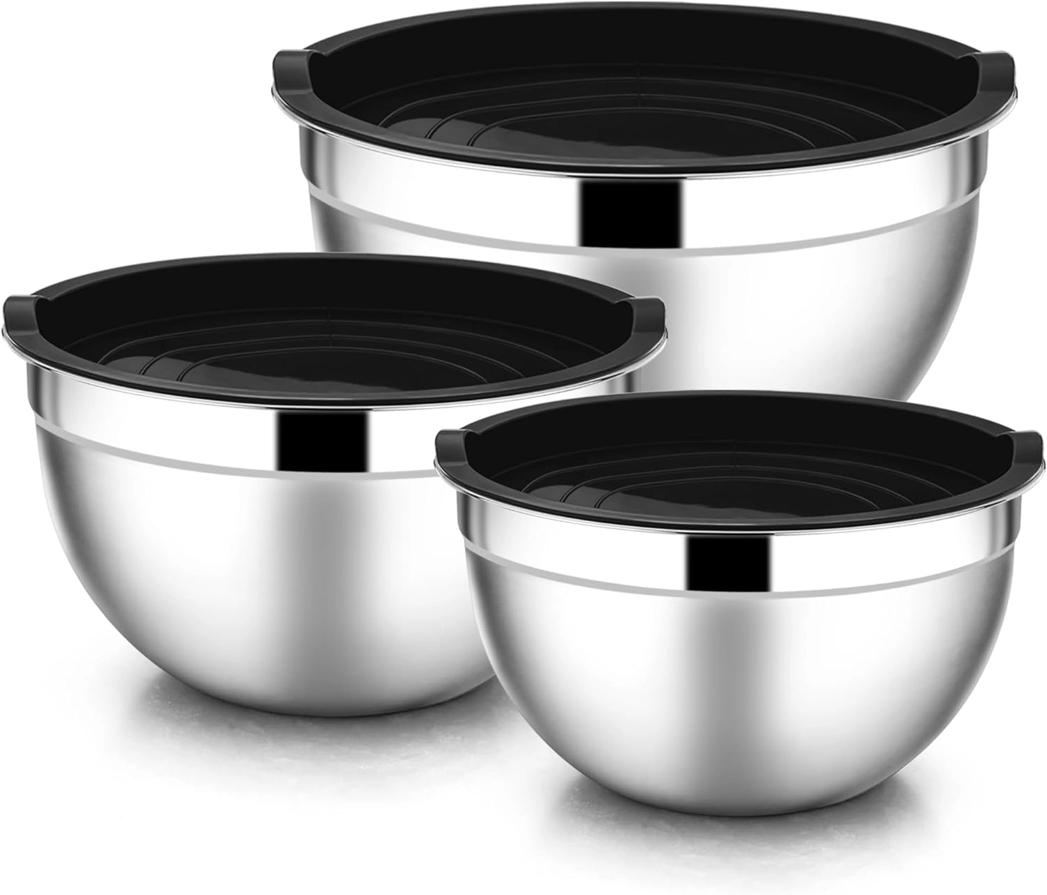 E-far Mixing Bowls with Lids Set