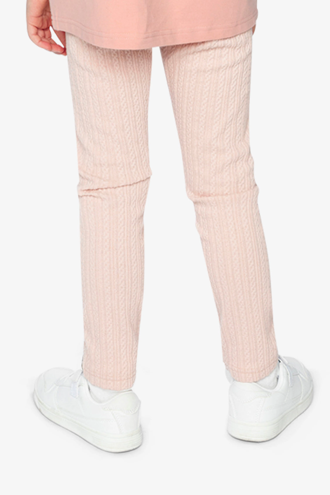 Deux par Girls Ribbed Jacquard Leggings