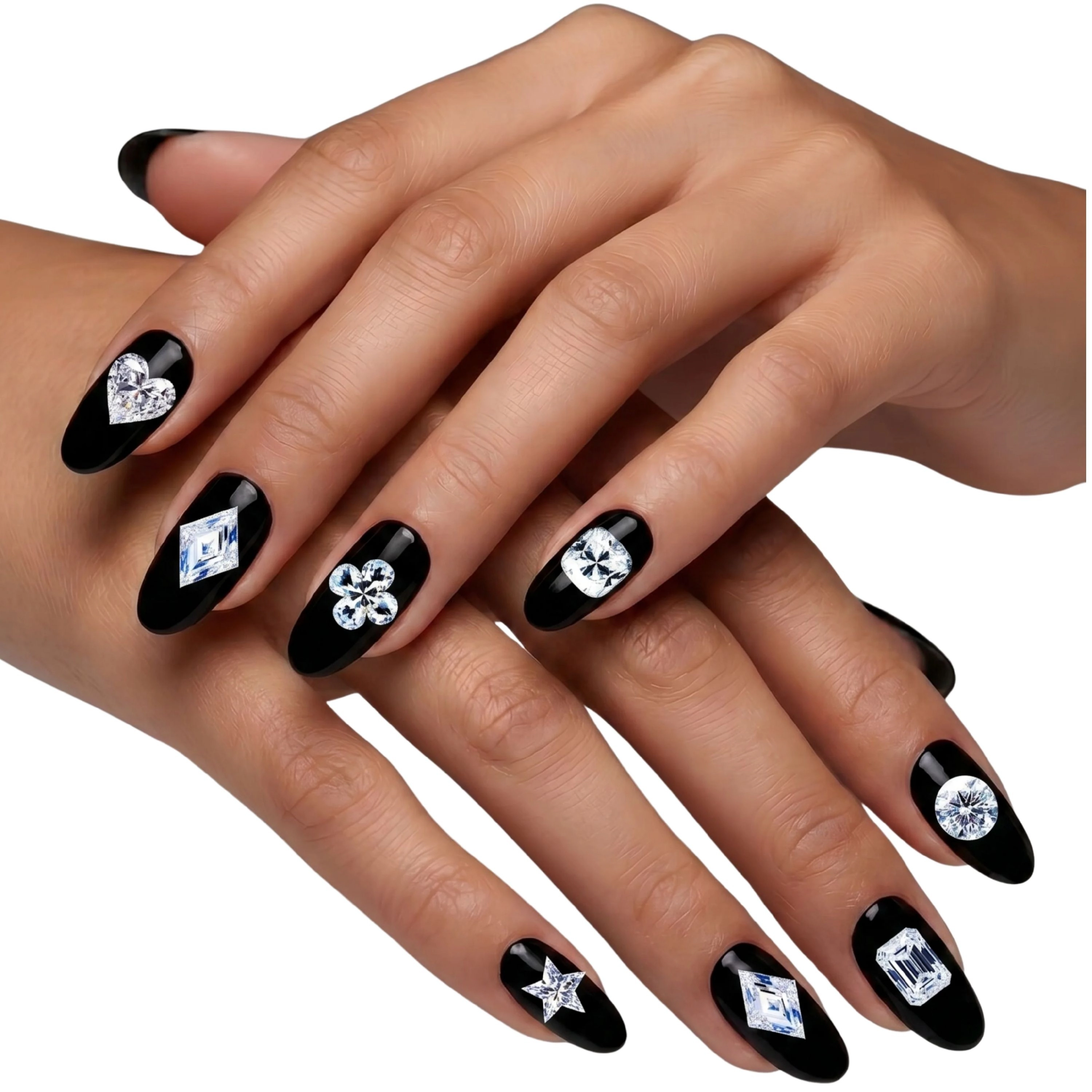 XPNail Women's Nail Polish Strips Gems 16ct