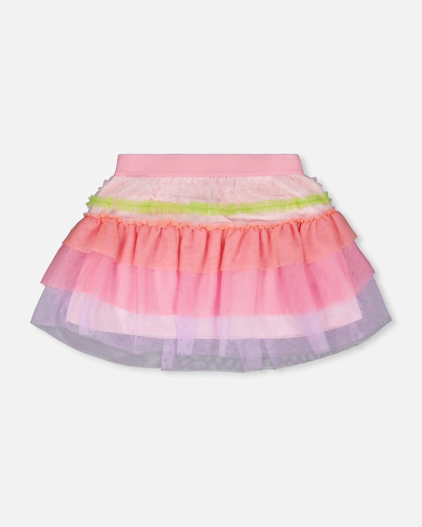 Deux par Girls Mesh Skirt with Frills