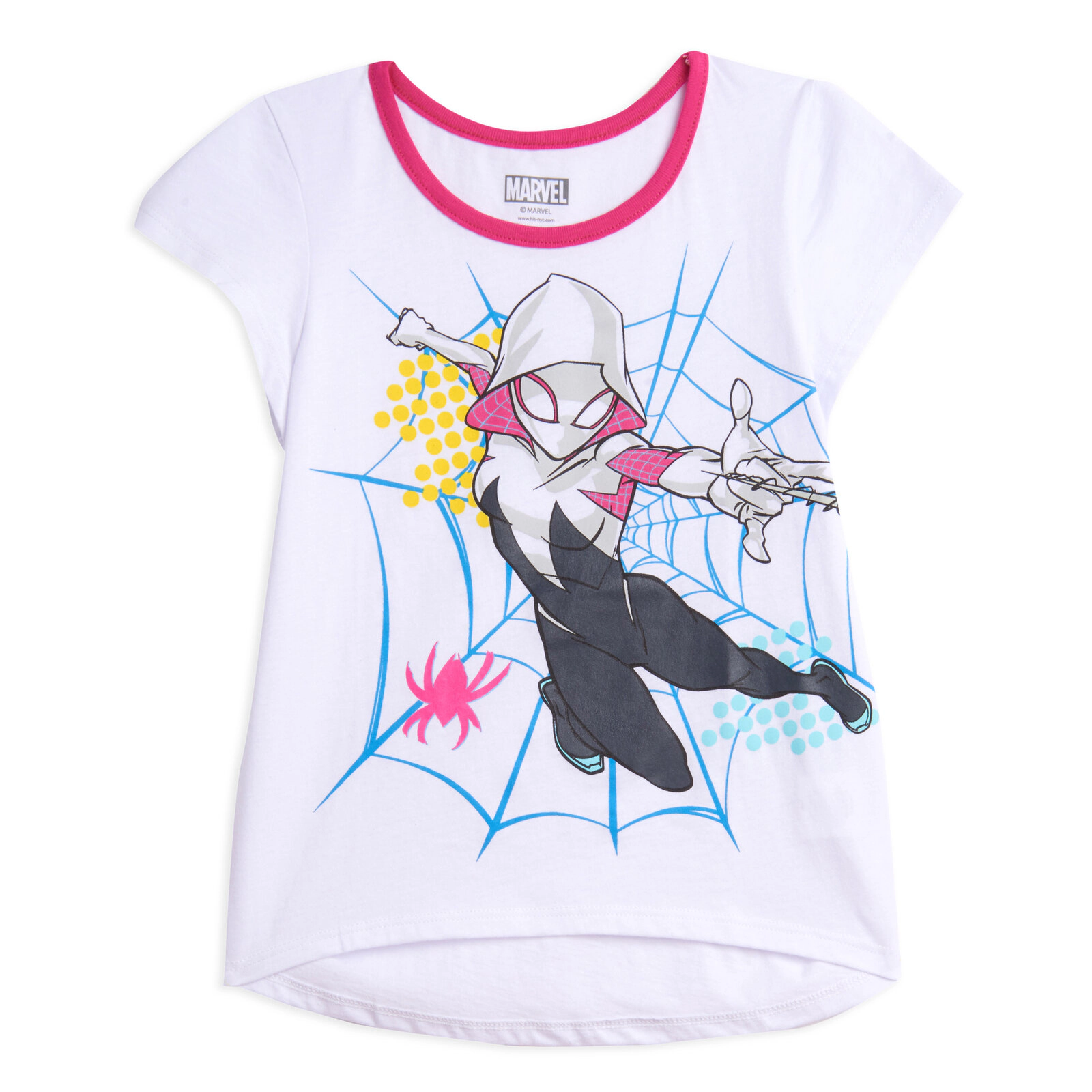 Marvel Spider-Man Girls' 2-Pack Tees