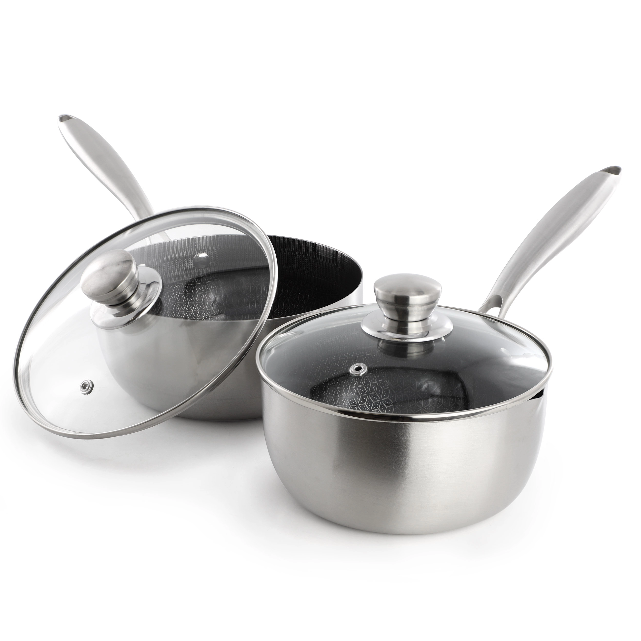 Gibson Home Elsenborn 10 Piece Hybrid Nonstick Stainless Steel Cookware Set