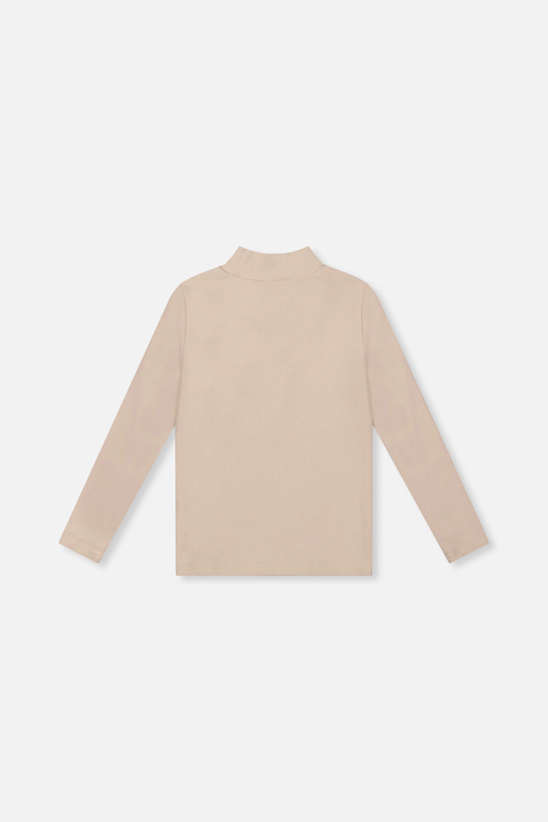 Deux par Girls Brushed Rib Mock Neck Top