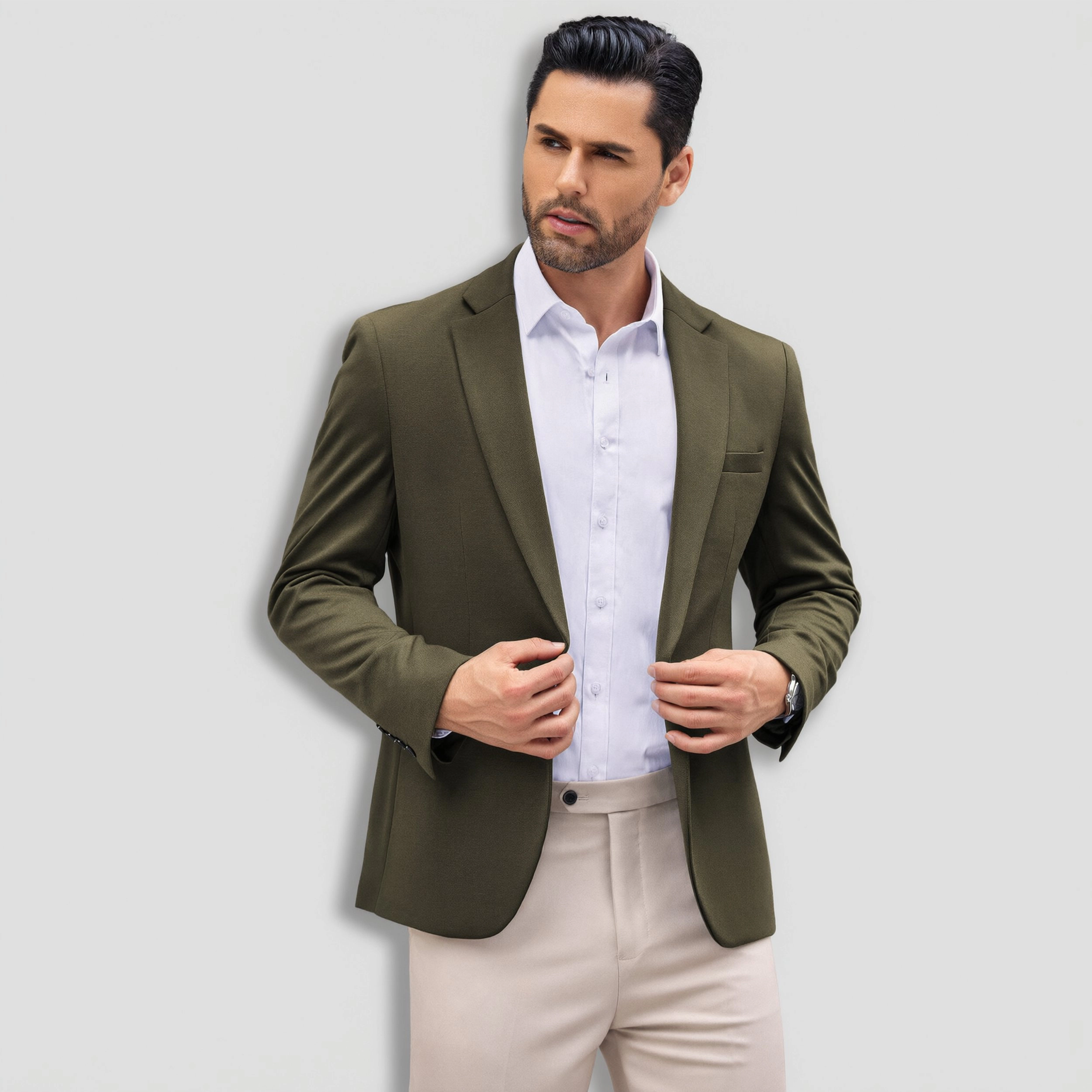 COOFANDY Men's Slim Fit Notch Lapel Casual Blazer Sport Coat Suit Jacket