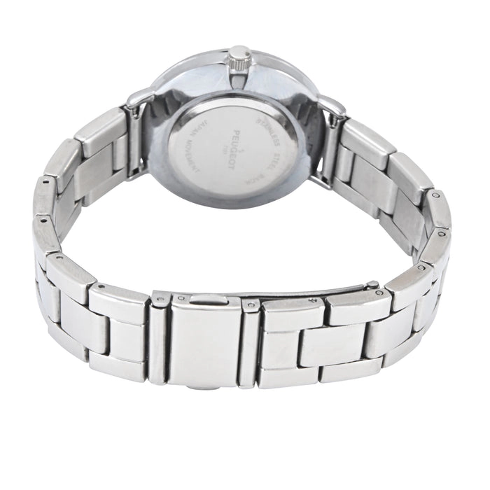 Peugeot Women's Watch 30mm Blue Dial Sleek Stainless Steel Bracelet
