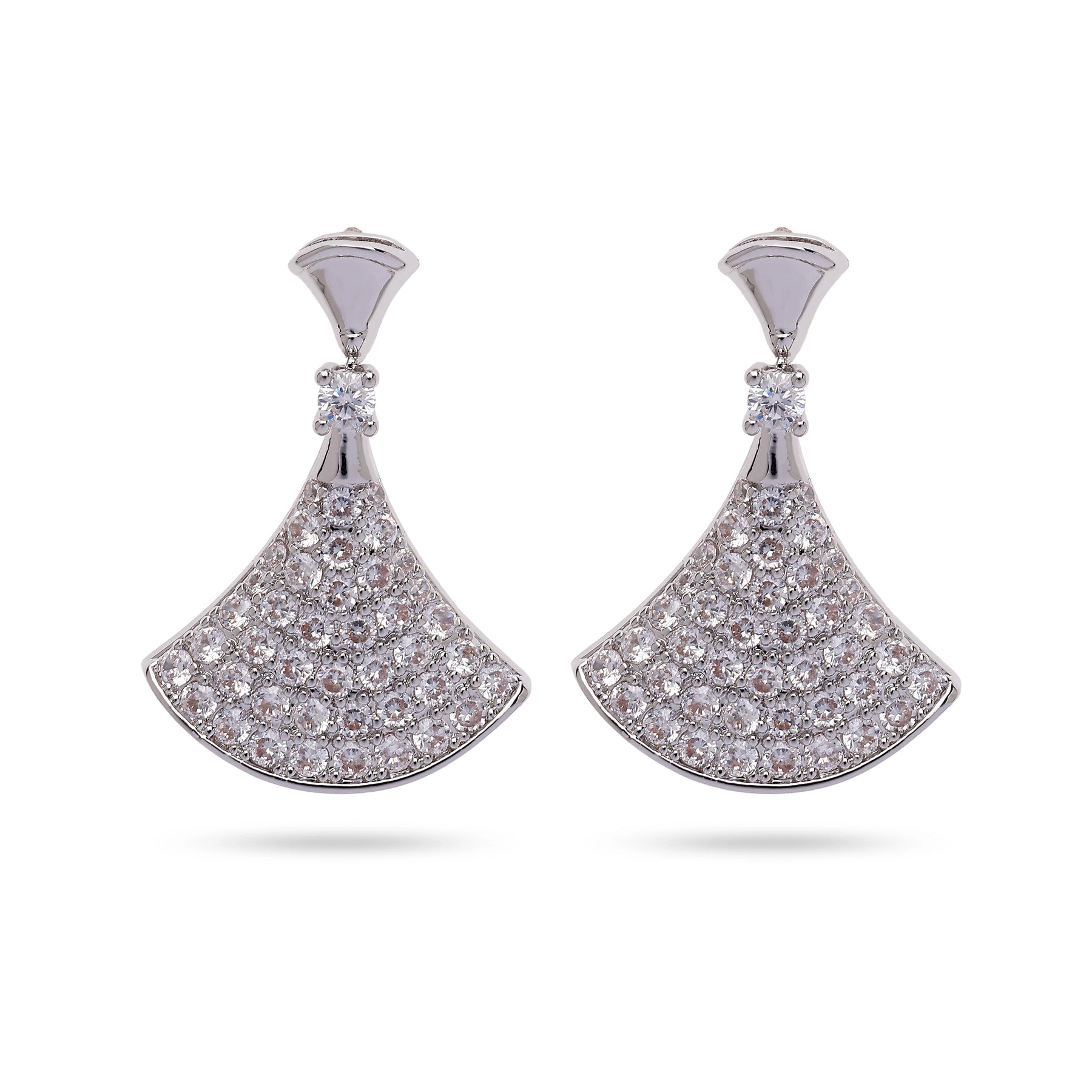 AGP PARIS Womens Shimmering Classy Drop Earrings
