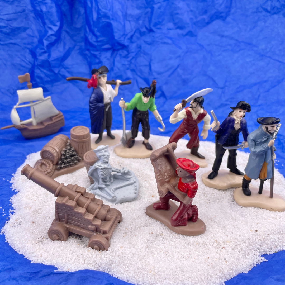 Safari Ltd. - Pirate TOOB - contains 10 Mini Figurines