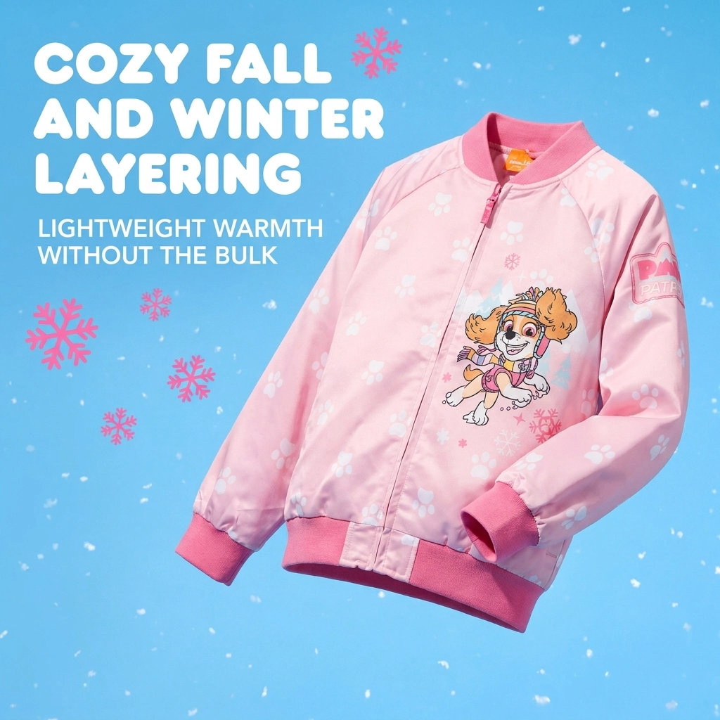 Paw Patrol Girls' Bomber Jacket