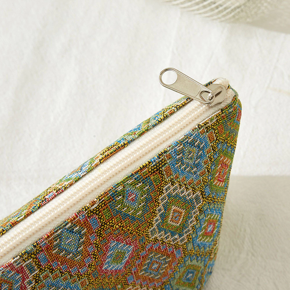 Fashnzfab Patterned Pouch Clutch Bag Light Green