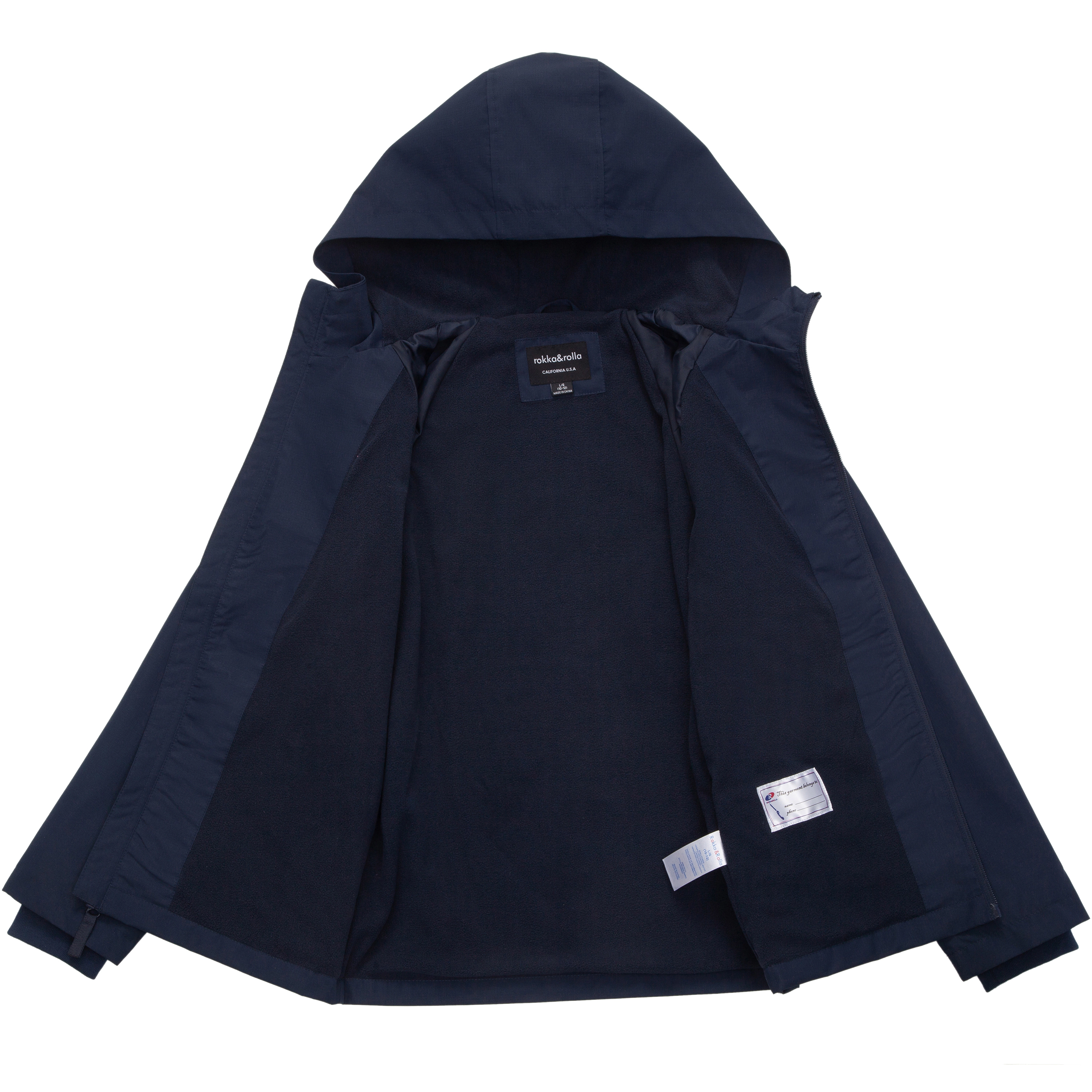 Rokka&Rolla Little & Big Kid Boys Hooded Water-Resistant Windbreaker