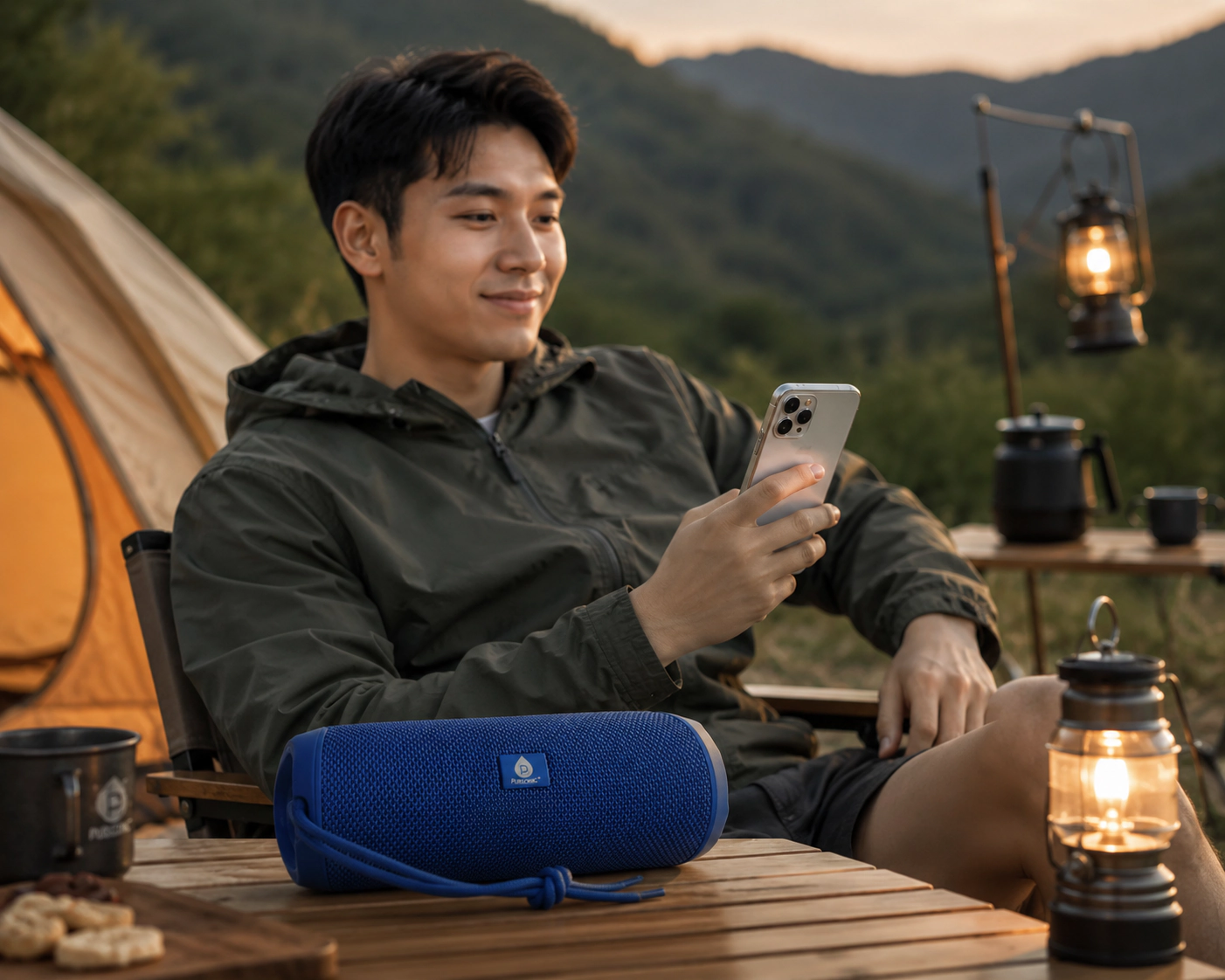 Pursonic Unisex Portable 360° Sound Wireless Speaker