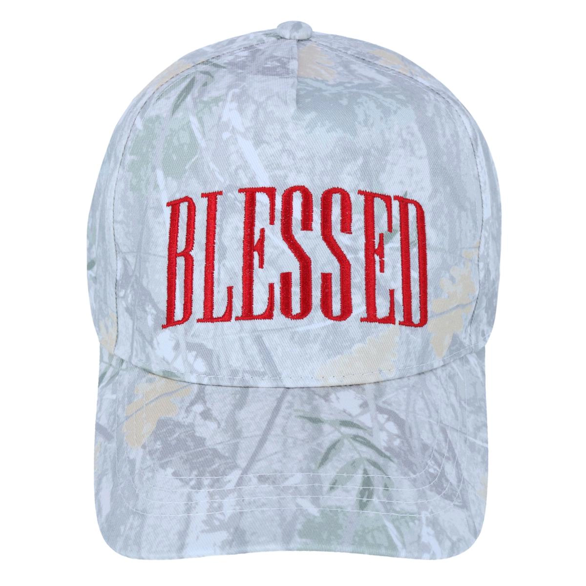 David & Young Unisex Blessed Embroidered Camo Baseball Hat