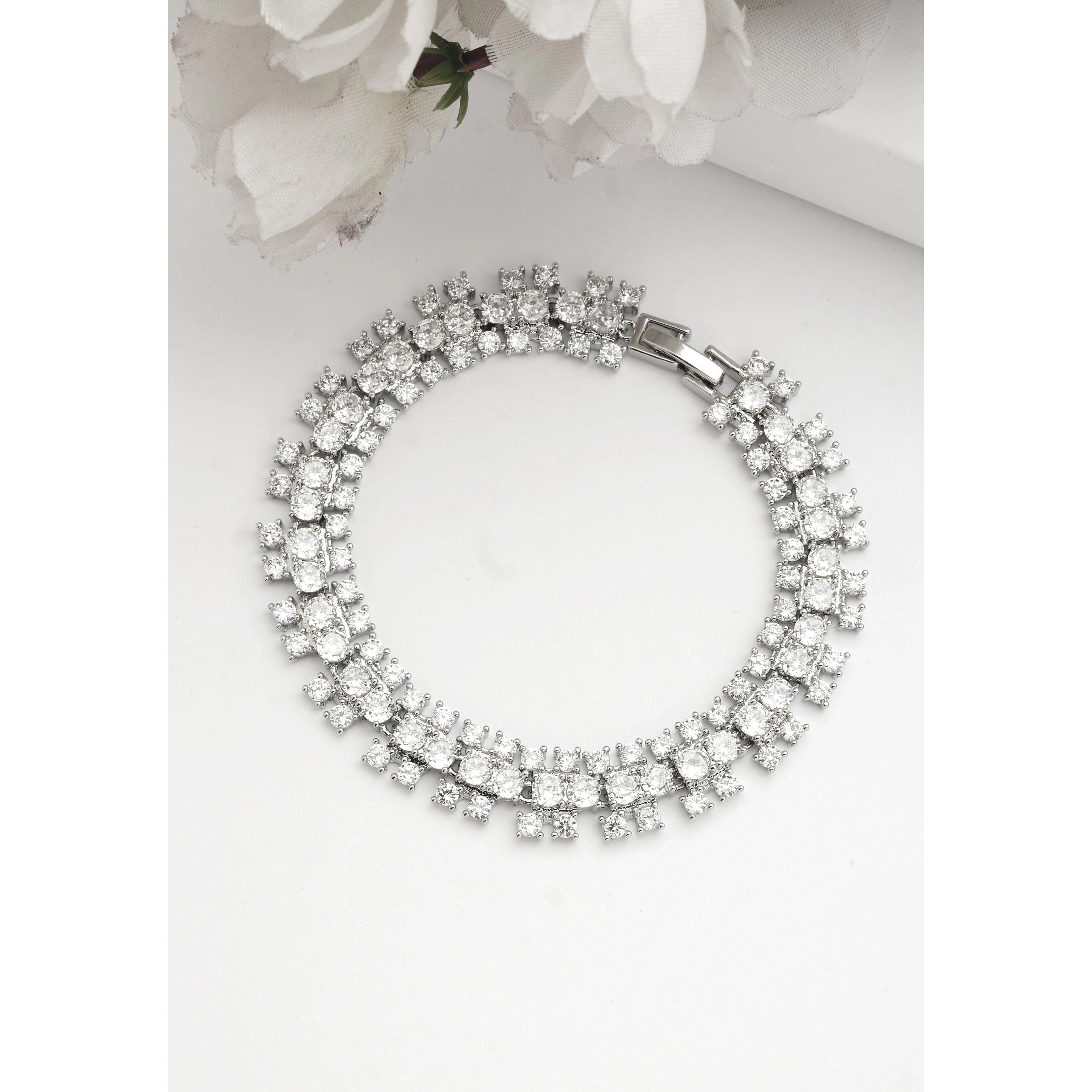 AGP PARIS Womens Diva Sterling Broad Bracelet