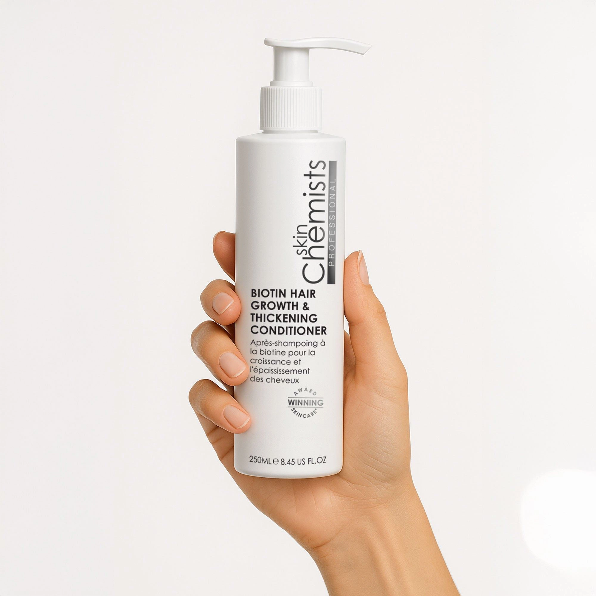 skinChemists Biotin Hair Growth & Thickening Conditioner 250ml - Pro-Vitamin B5 & Biotin, Nourishing Cream Conditioner