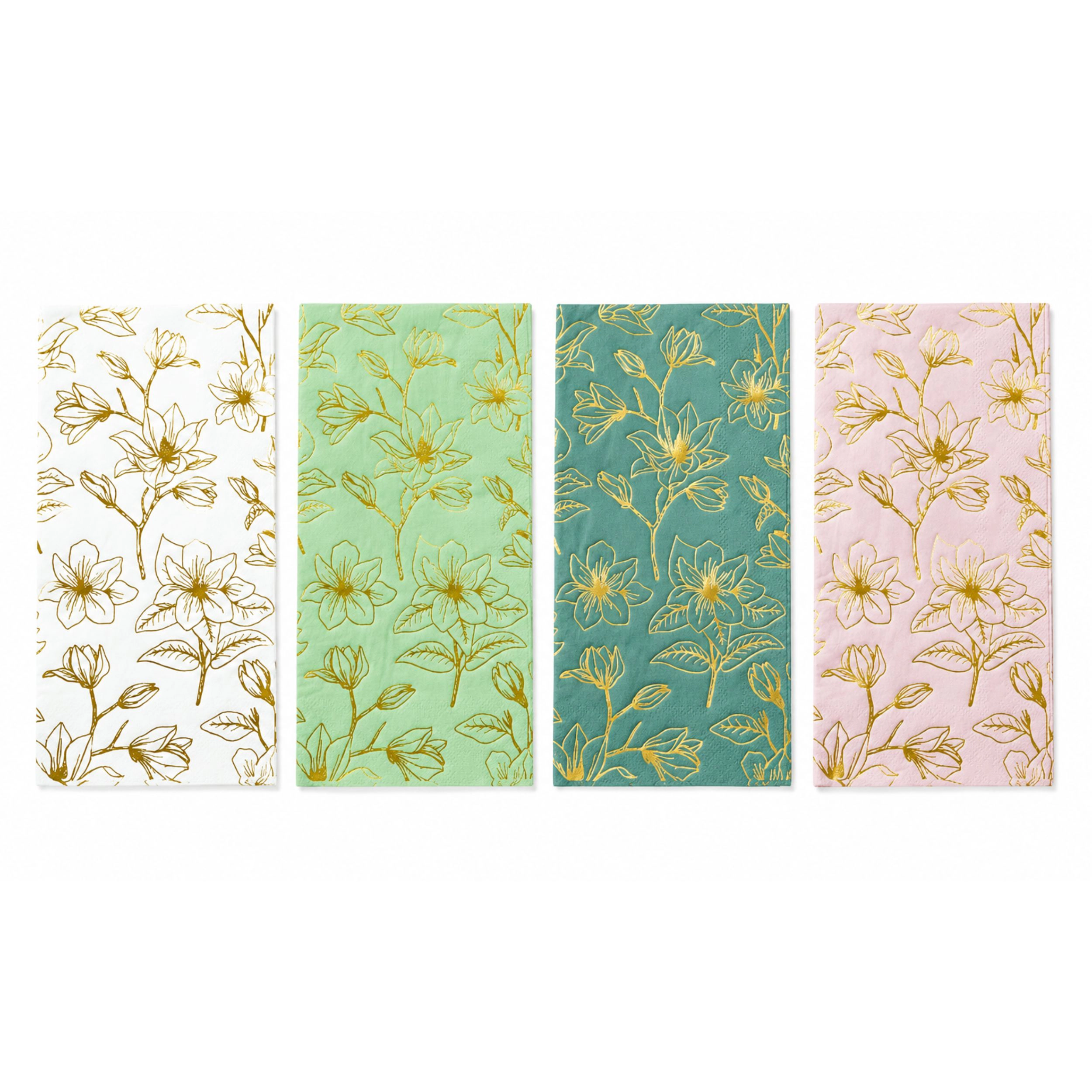 Home Collection Elegant Floral 2 Ply Paper Dinner Napkins Pack of 50