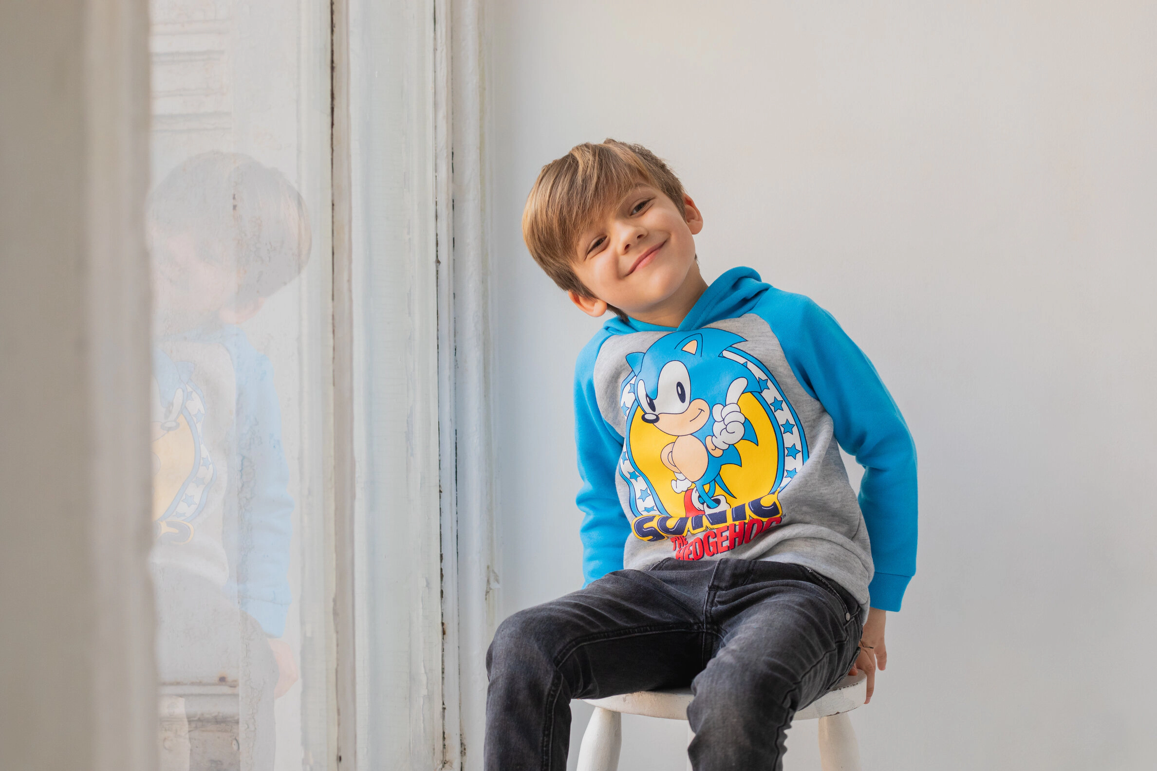 SEGA Sonic the Hedgehog Boys' Fleece Hoodie