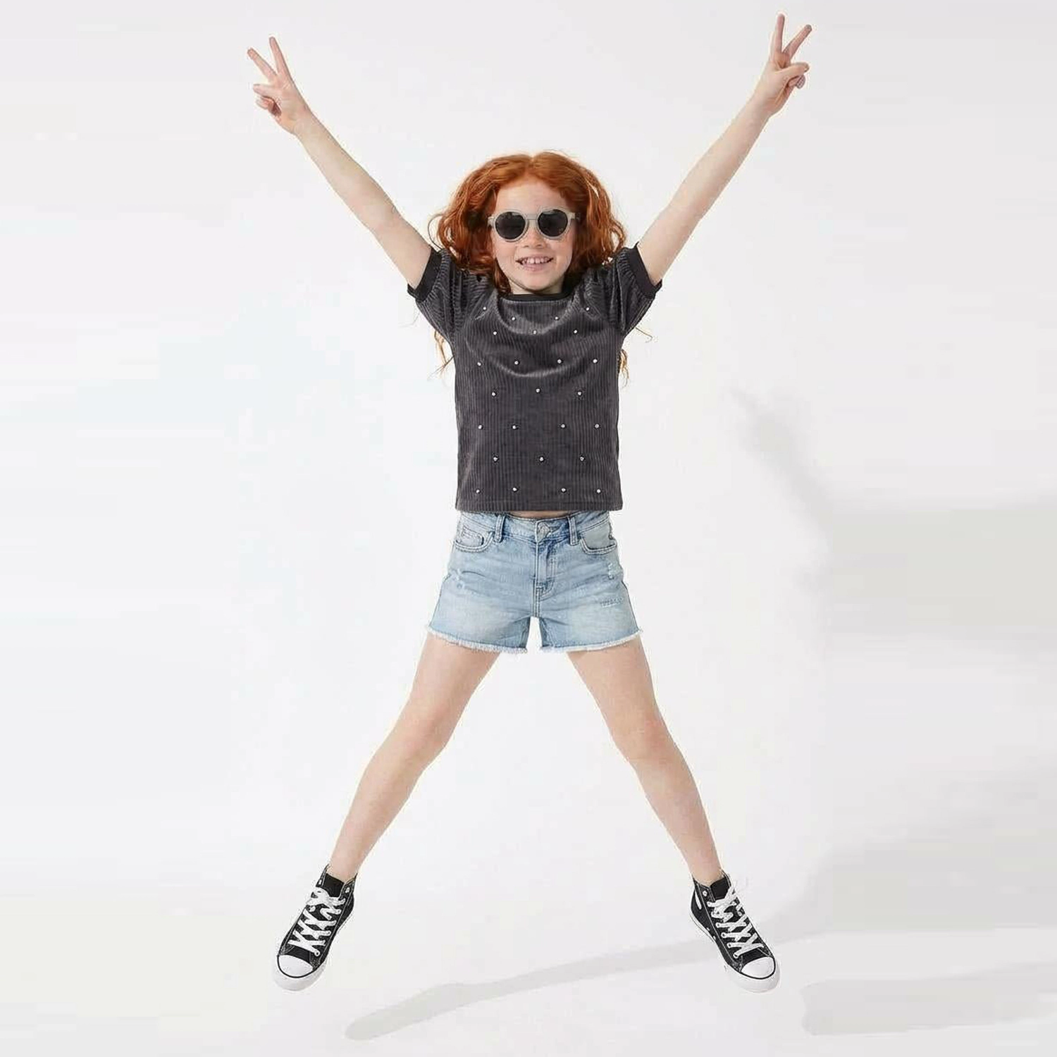 Rockets of Awesome Velvet Pearl Top for Girls