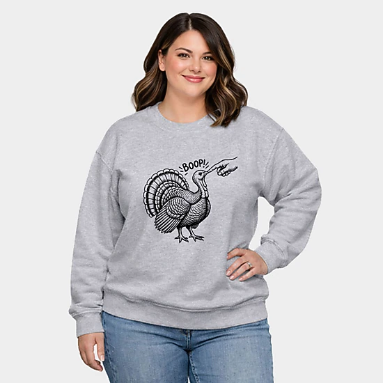 Simply Sage Market - Women's Plus Sweatshirt - Boop Turkey - JCPenney