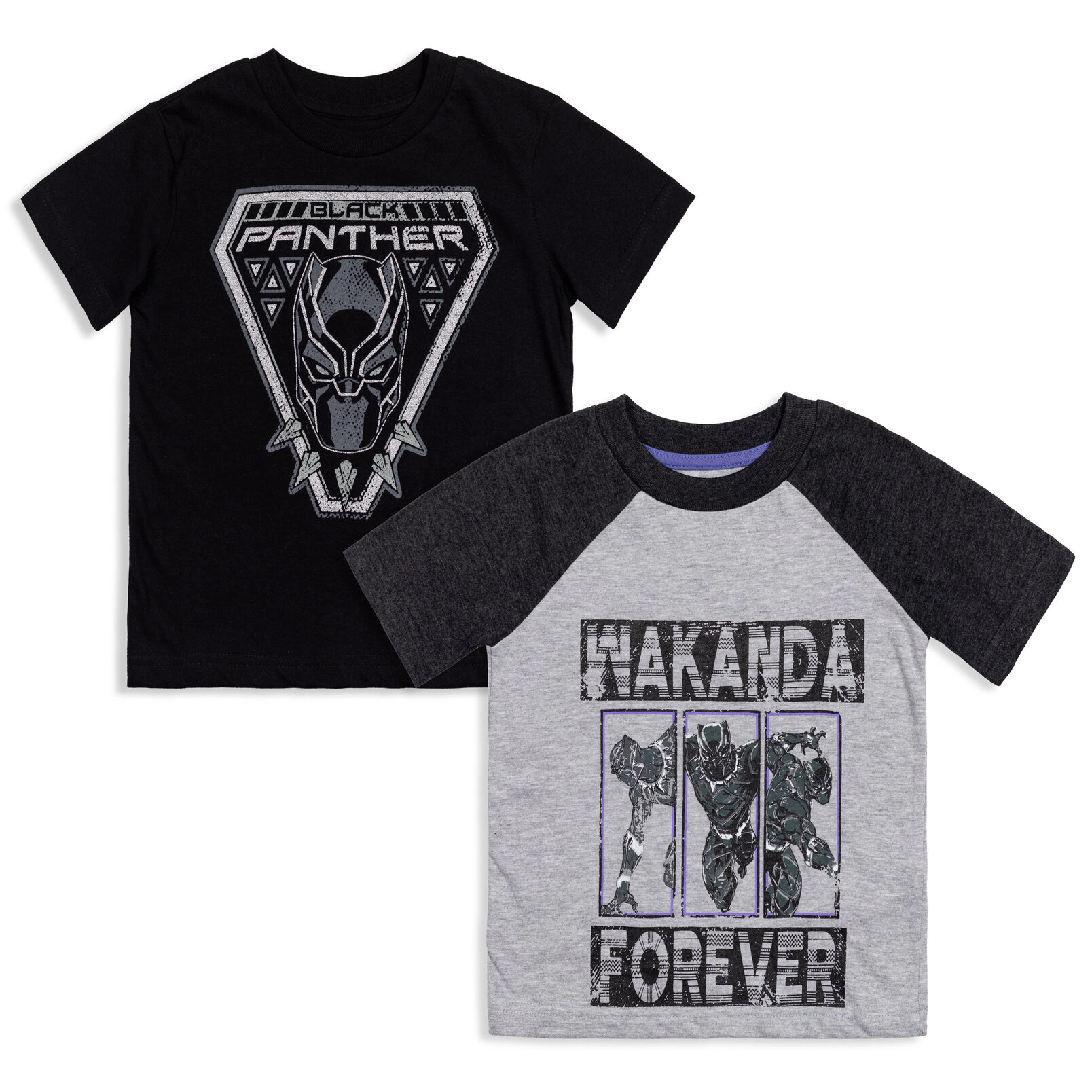 Marvel Boys' 2-Pack Short Sleeve Graphic T-Shirts