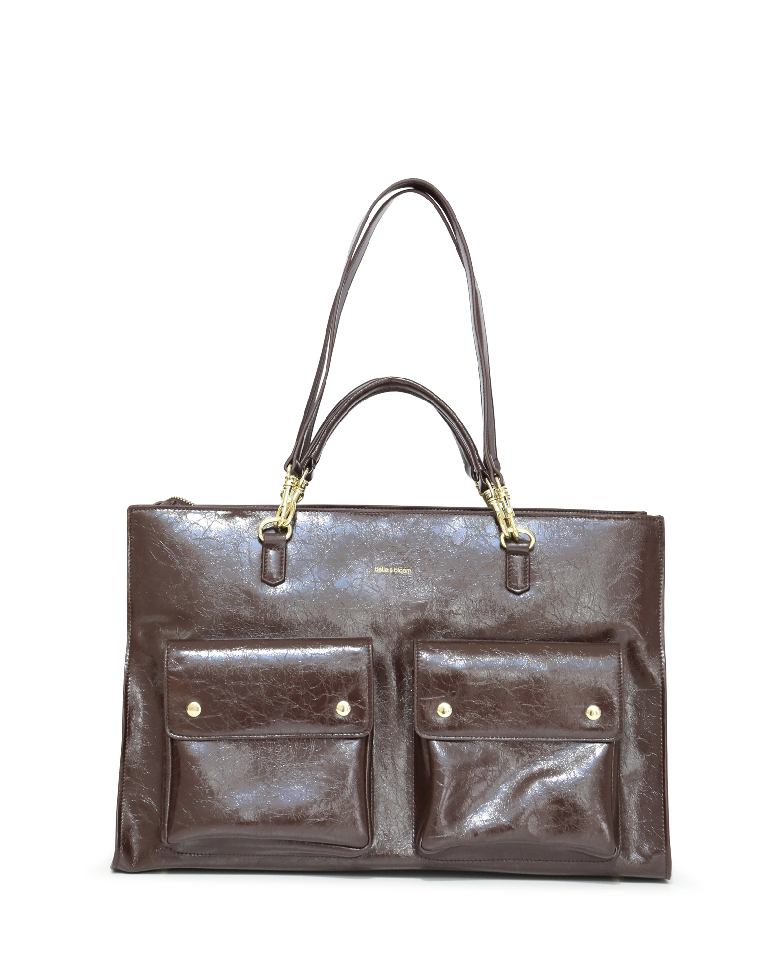 Belle & Bloom Womens Reflections Leather Shoulder Bag