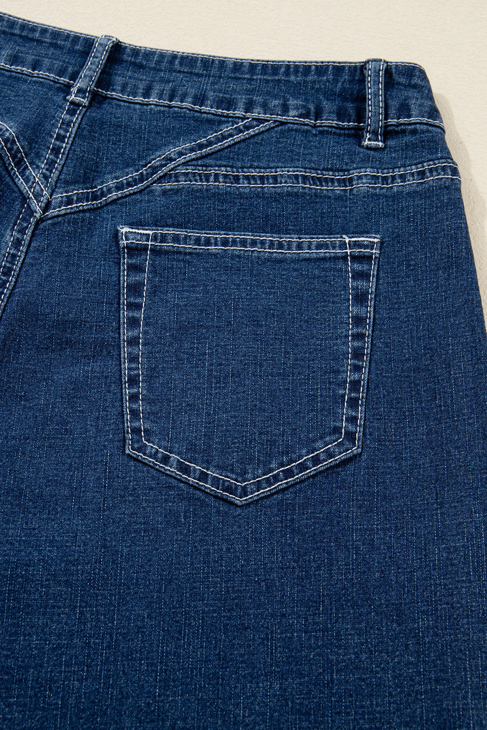 Threaded Pear Women's Daria Detail Loose Cuffed Jeans