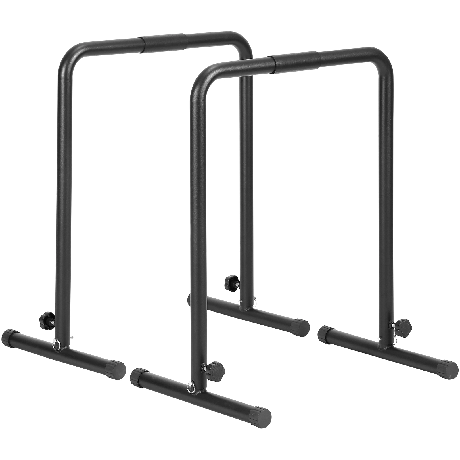 HONGGE Dip Bar Heave Duty Dip Stand Station with Adjustable Height Fitness Workout Dip Bar Station Stabilizer