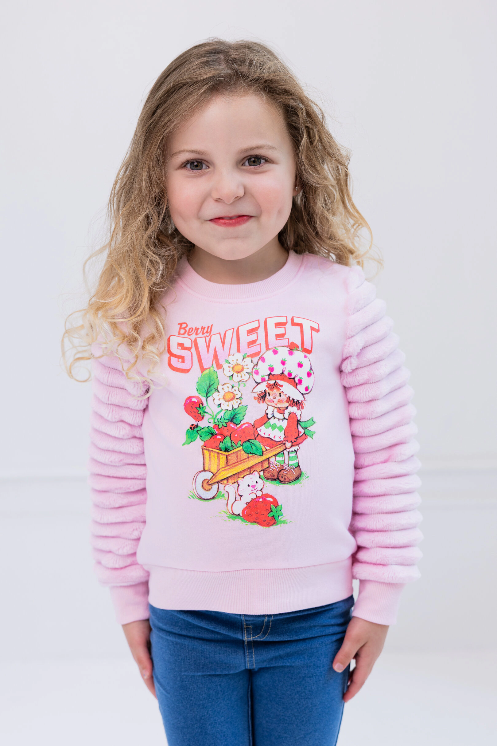 Strawberry Shortcake Girls' Fleece Sweatshirt