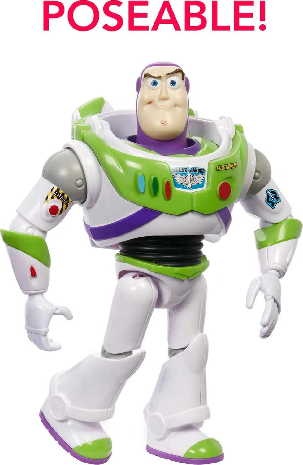 Mattel Disney Pixar Toy Story Buzz Lightyear 12-Inch Posable Action Figure