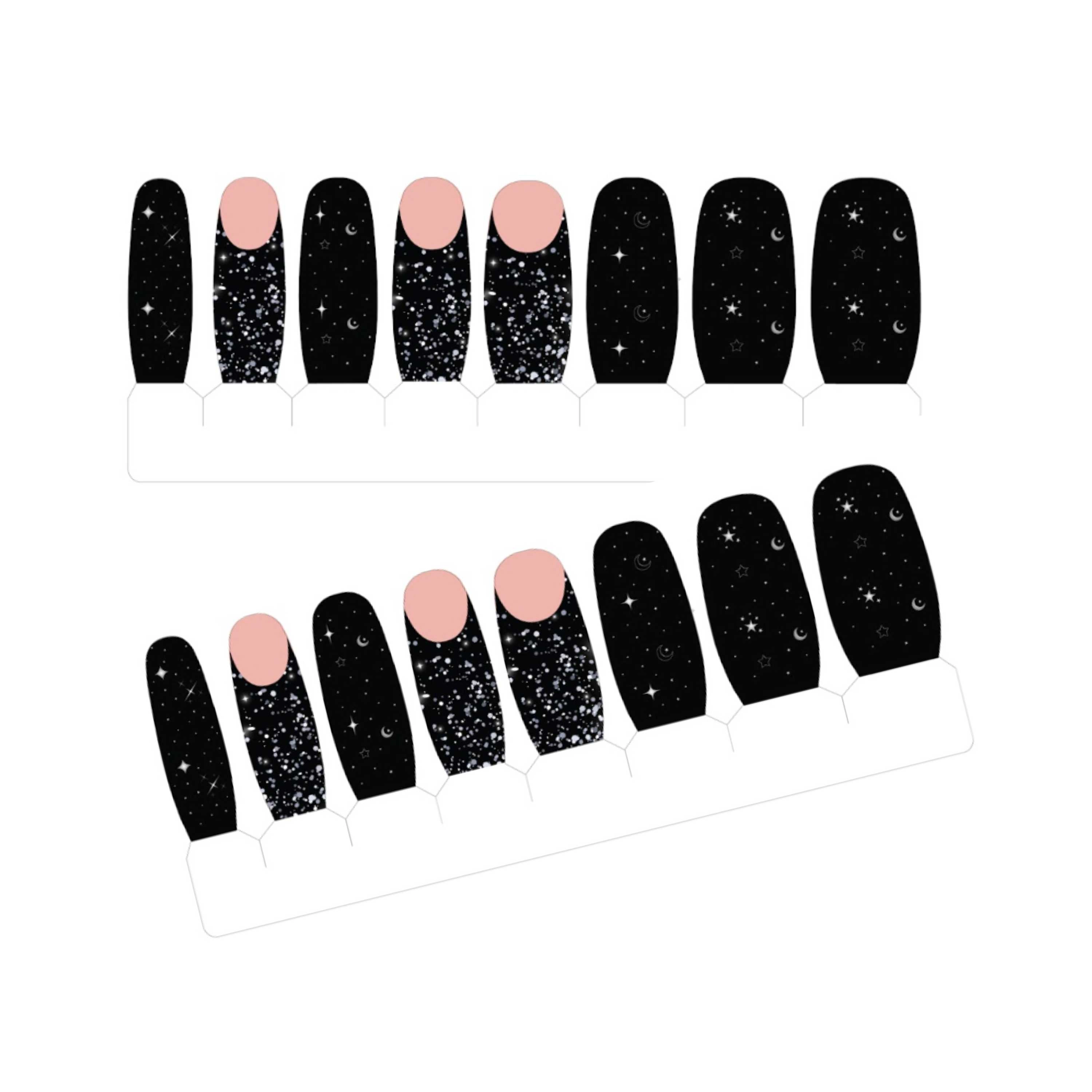 XPNail Women's 2-Pack Bundle of Nail Polish Strips Skye 16ct