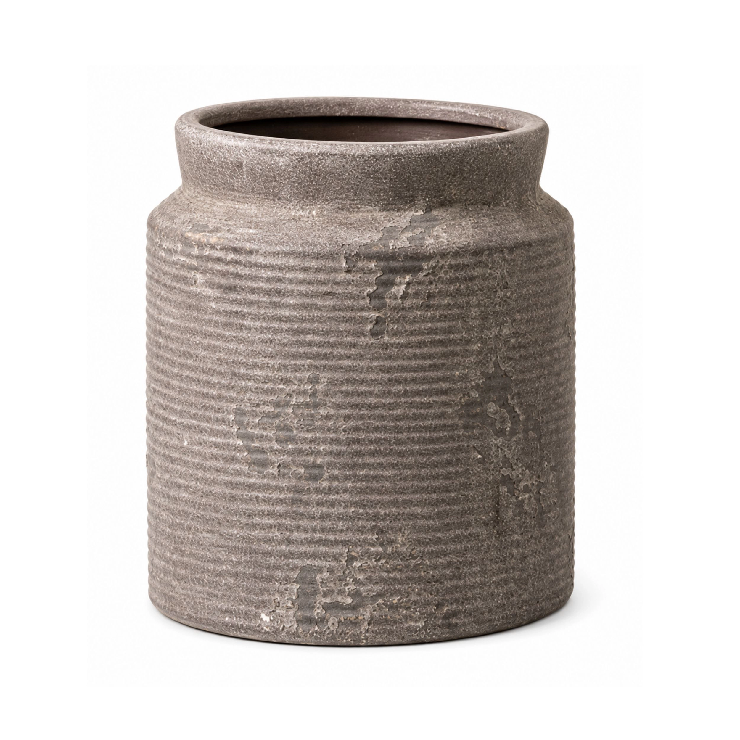 Stock Preferred 7.5 Inch Rustic Ceramic Flower Vase Farmhouse Terracotta Home Decor