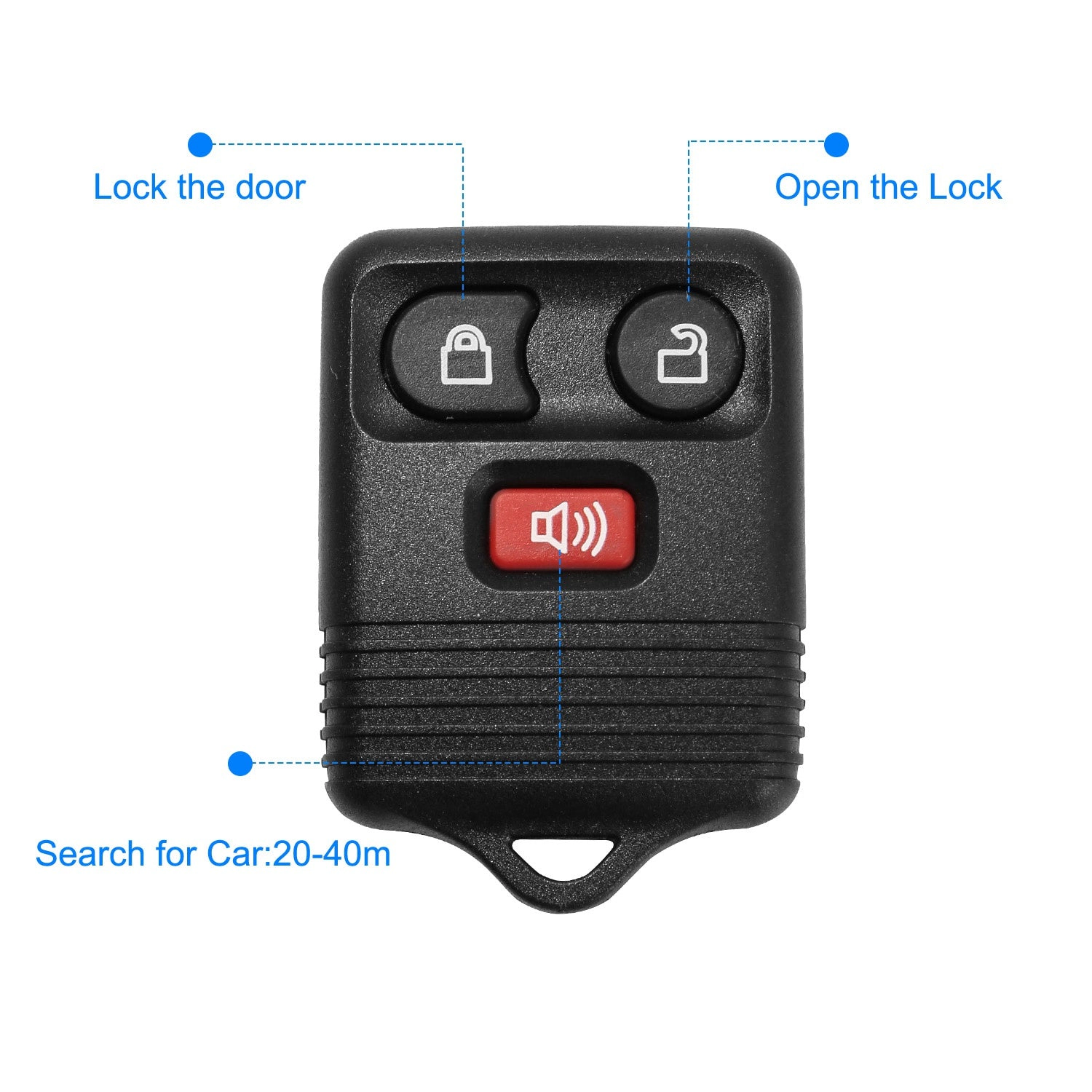 GBruno 2-Pack Remote Key Fob For 1999-2007 Ford F-150