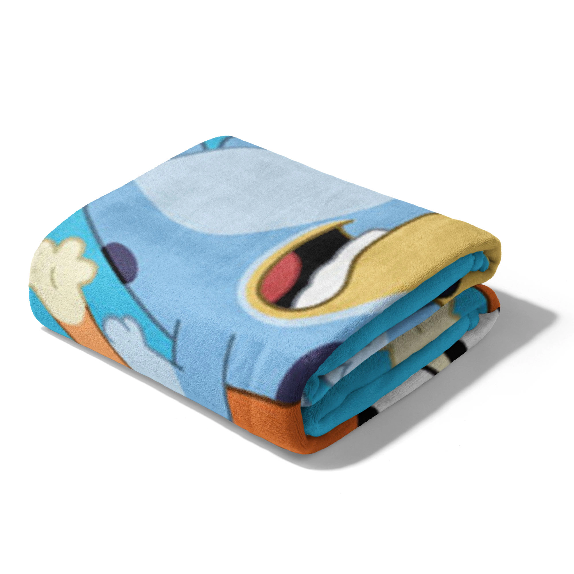 Sweet Home Collection Kids Bluey "Dance Mode" Micro Raschel Throw Blanket 46"x60"