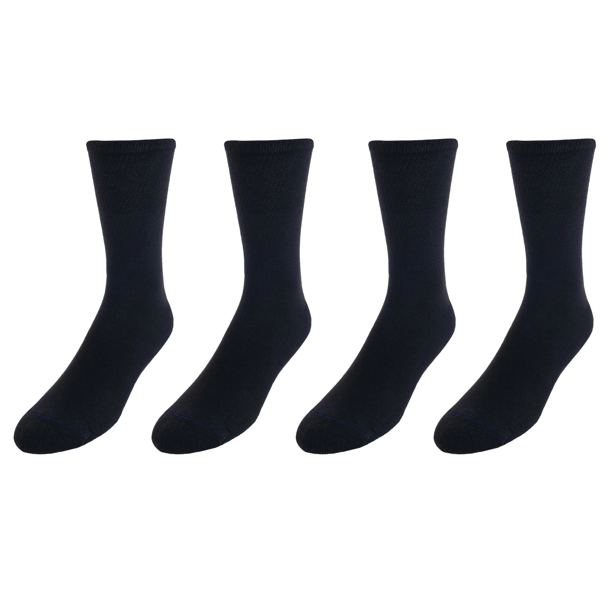 Dr. Scholl's Men's Big and Tall Diabetic & Circulatory Work Socks (4 Pairs)