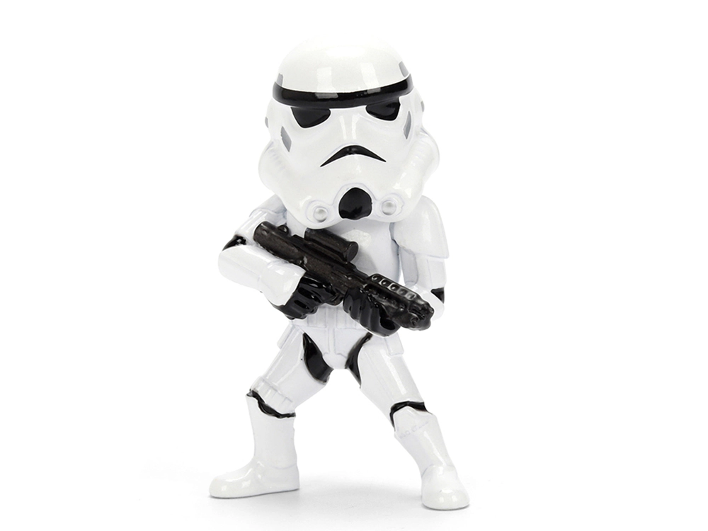 Jada Set of 4 Diecast Figures "Star Wars" Movie Franchise "Metalfigs" Series Diecast Models by Jada