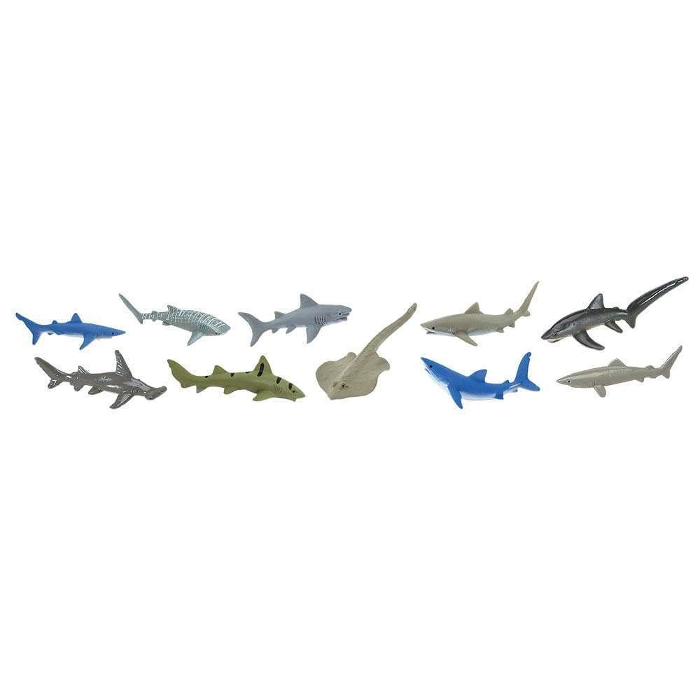 Safari Ltd. - Sharks TOOB - contains 10 Mini Figurines