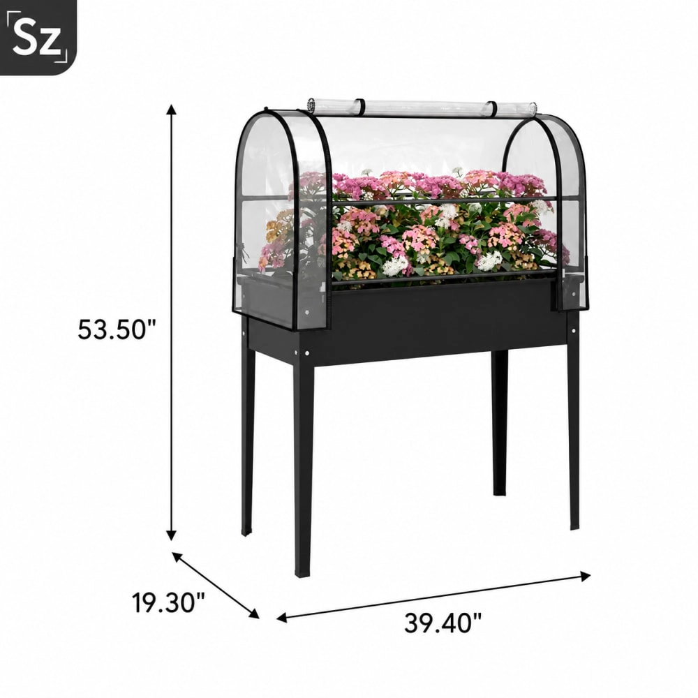WOW PIONEER Tall Freestanding Outdoor Planter