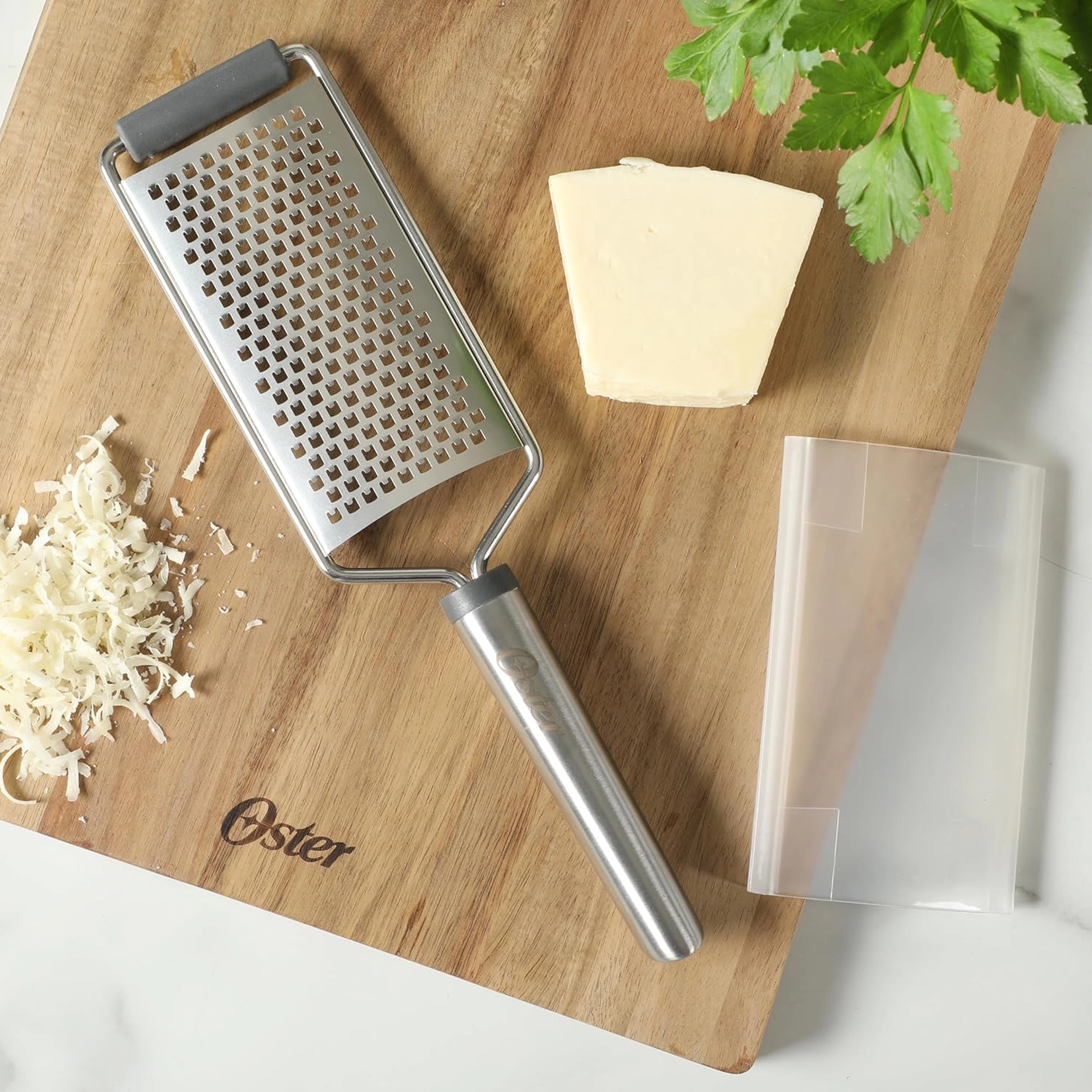 Oster Chadswyck 12 x 3.5 Inch Stainless Steel Handheld Grater in Silver