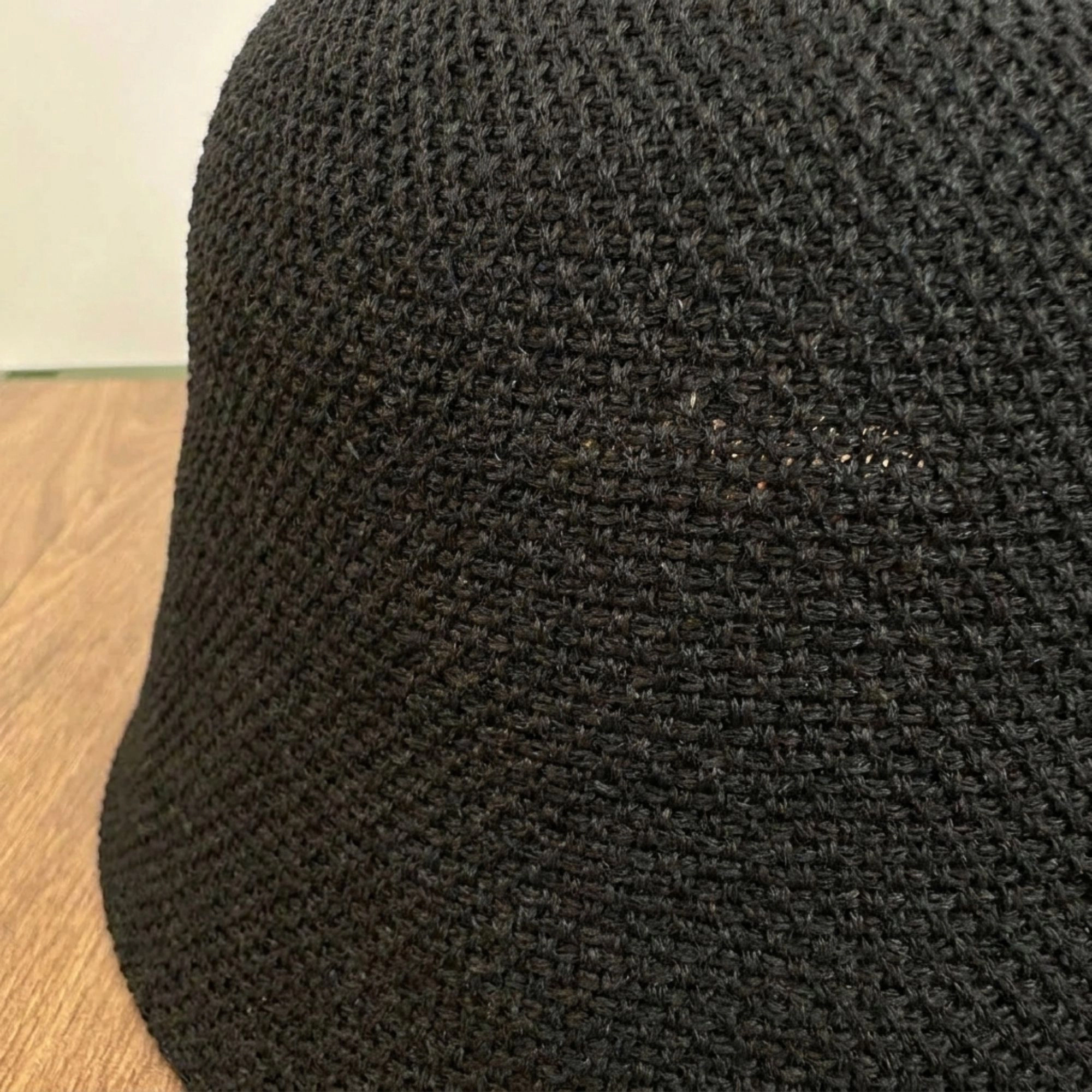 Anna-Kaci Women's Crochet Bucket Hat with Openwork Texture and Short Brim