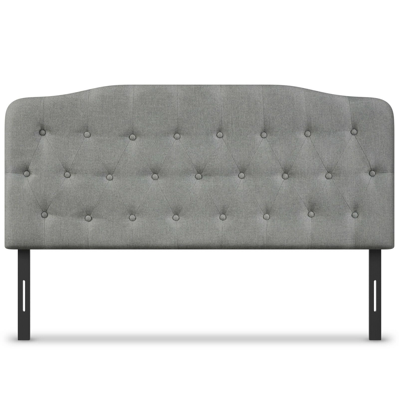 SlickBlue Queen Size Adjustable Polyester Fabric Headboard