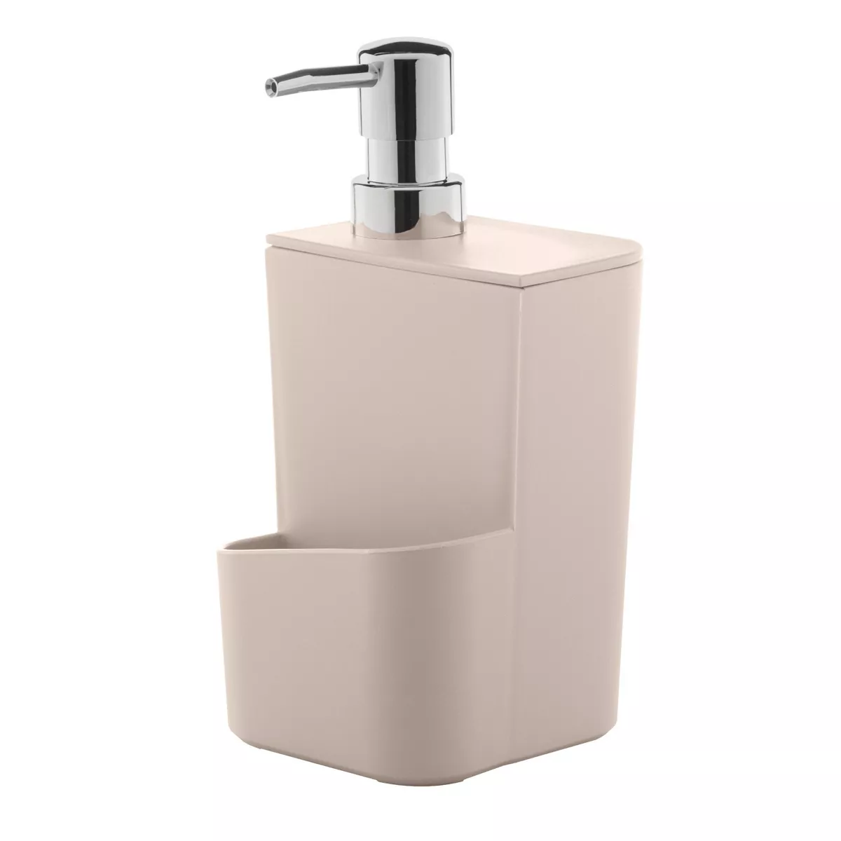 OU 22oz Soap Dispenser w/ Sponge Holder, Kitchen Pump Sink Holder Drainage Compatible Gel & Dish Soaps