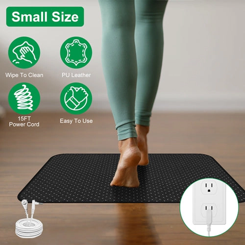 GBruno Conductive PU Leather Grounding Mat With Cord