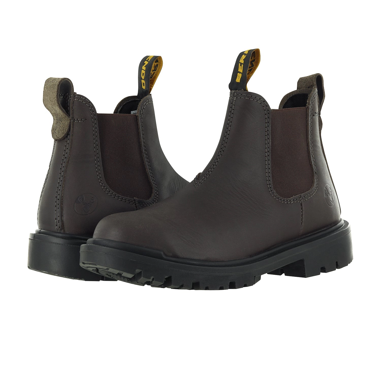 Berrendo Mens 6" Steel Toe Work Boots, ASTM F2413-18 EH Rated
