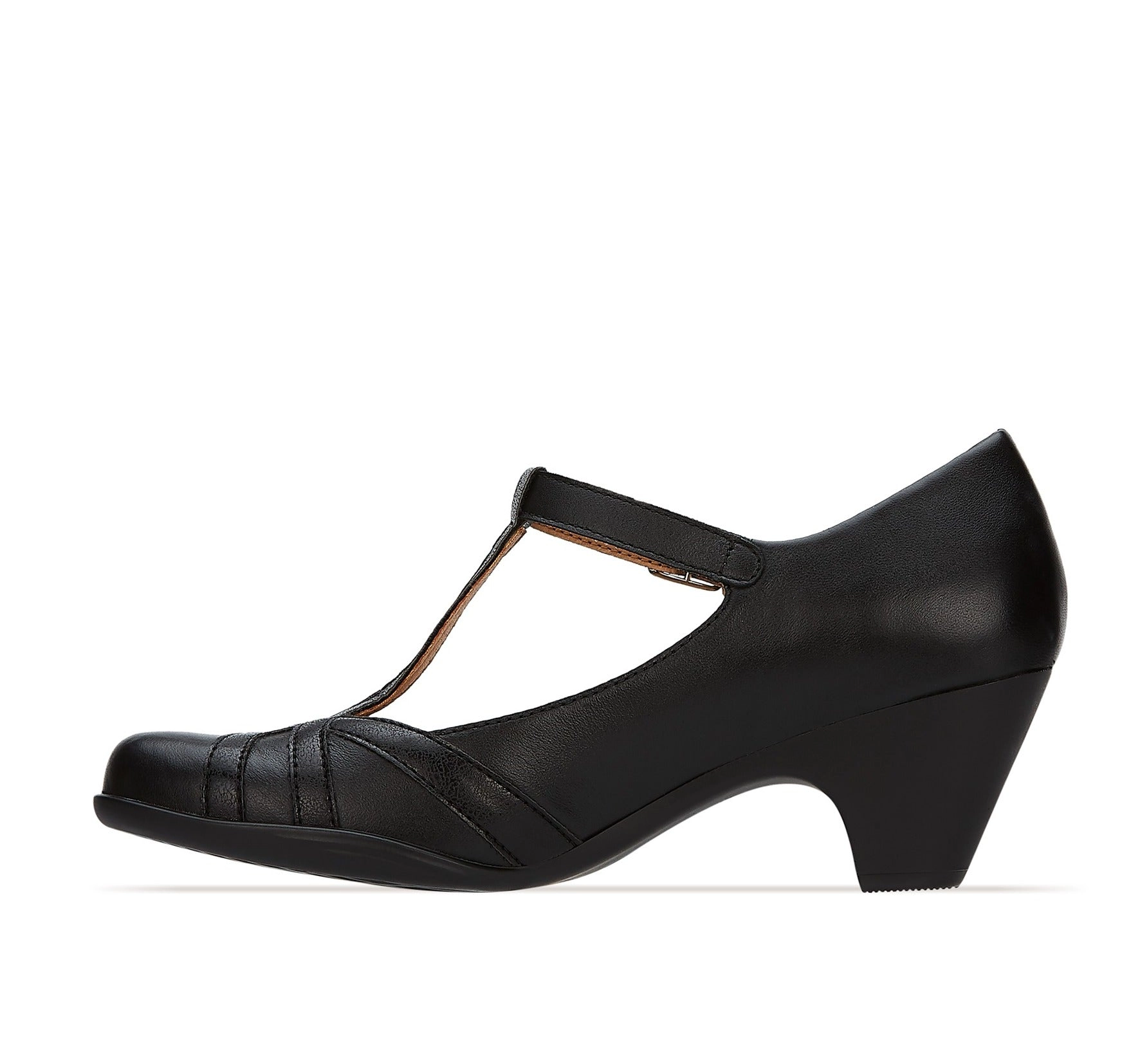 Andrea Leather Pumps Buckle Closure