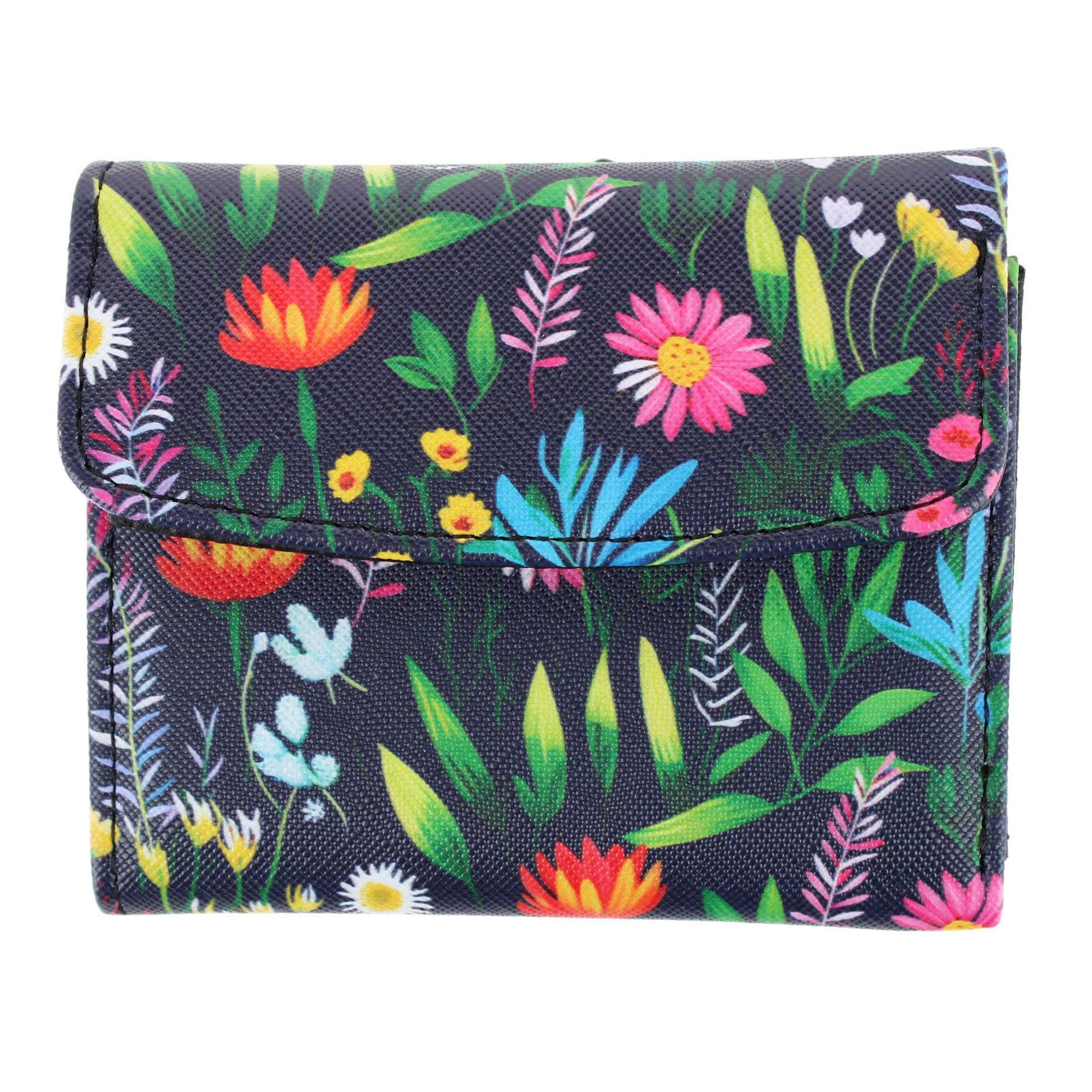 Julia Buxton Women's Stylish and Colorful Mini Trifold Wallet