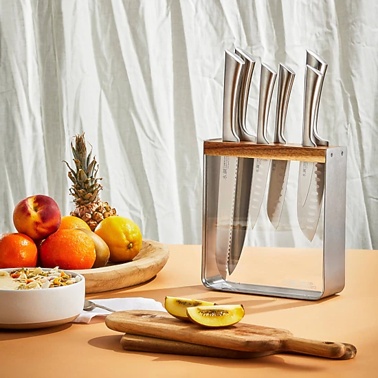 Cuisine::pro® Damashiro® Kinzoku Knife Block 7 Piece