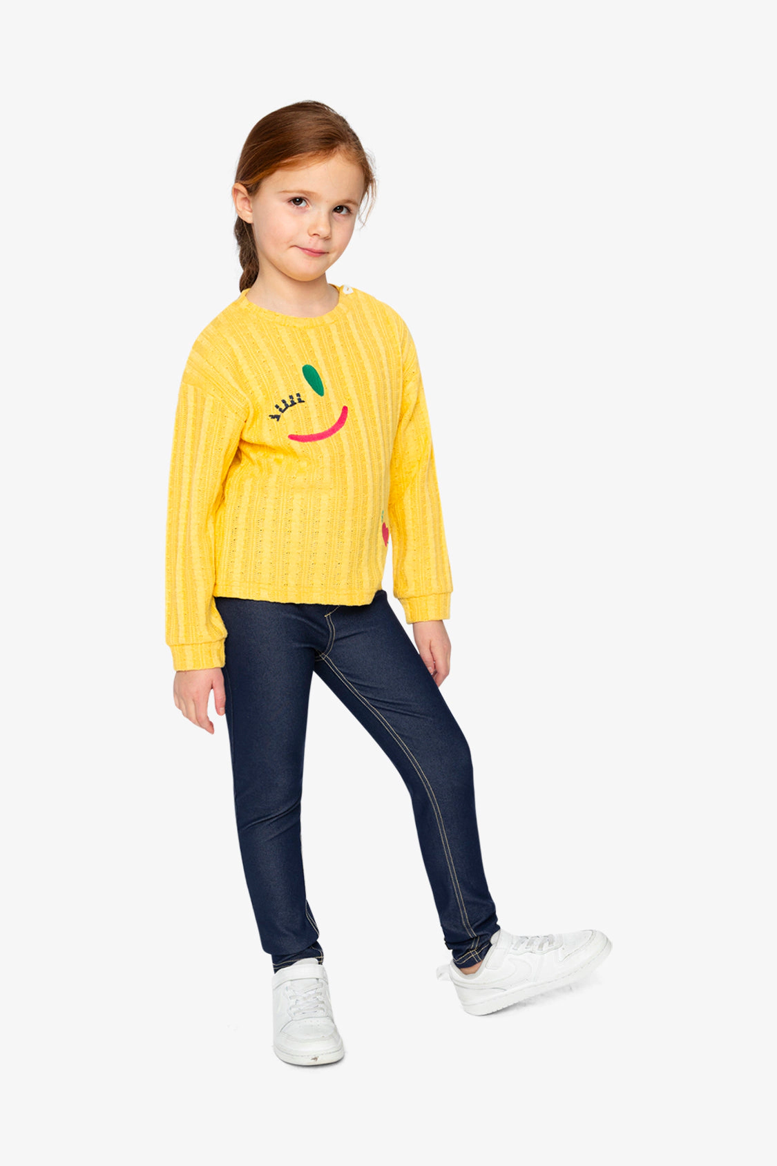 Deux par Girls Pull-On Denim Jeggings
